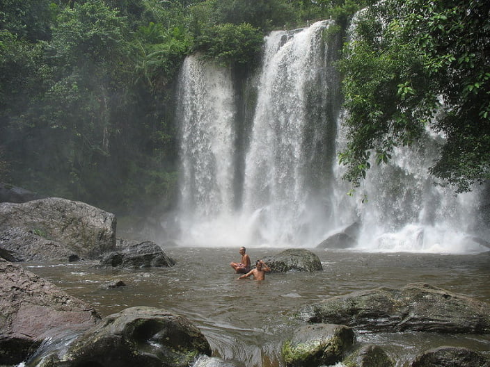 Phnom Kulen, Waterfall